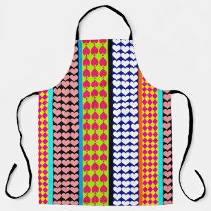 Tablier Design Motif moderne Boho Bohemian Stripes