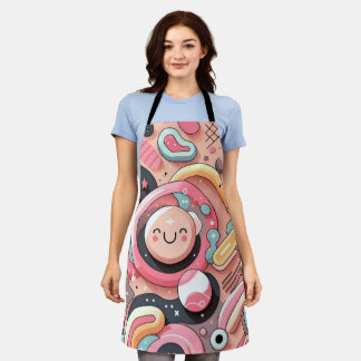 Tablier design motif moderne et minimaliste