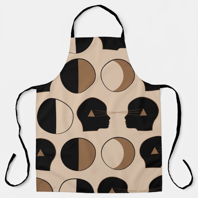 Tablier Design Motif sans joint céleste avec énergie humai (Recto)