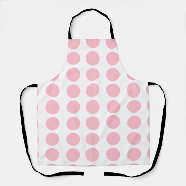 Tablier Design Pois rose (Recto)