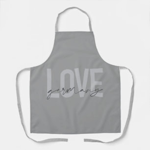 Tablier Design urbain, moderne, simple, cool Love Allemagn