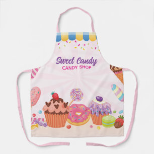 Tablier Desserts et Candies amusants Aire de cuisine