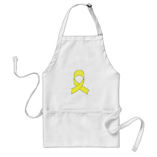 Tablier Dessin à ruban jaune
