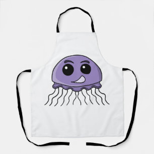 Tablier Dessin animé ami gelée lilas