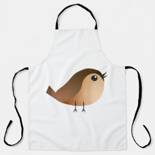 Tablier Dessin animé d'oiseau moineau