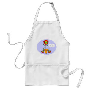 Tablier Dessin de fleurs jumelles amusantes de Lady Garden