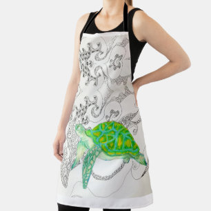 Tablier Dessin de tortue