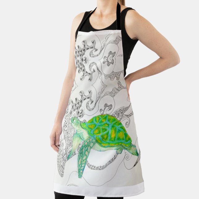 Tablier Dessin de tortue (Insitu)