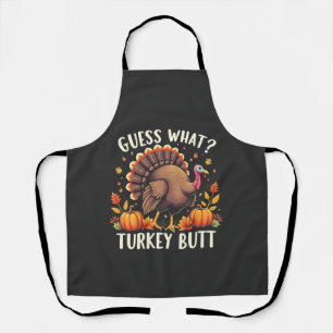 Tablier Devinez Quoi ? Turquie Mais Thanksgiving Drôle