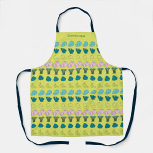 Tablier d'impression personnalisé moderne Fruit & 