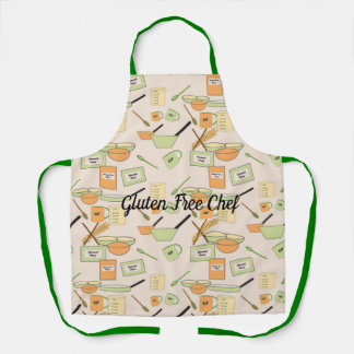 Tablier d'impression pour cuisiniers sans gluten