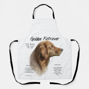 Tablier d'impression tout-en-long Golden Retriever