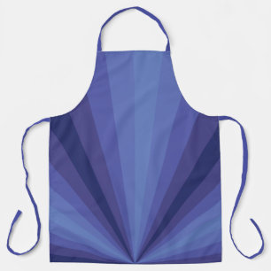 Tablier d'impression tout-en-plan bleu