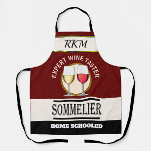 Tablier d'impression tout-en-plan expert en vin Hu
