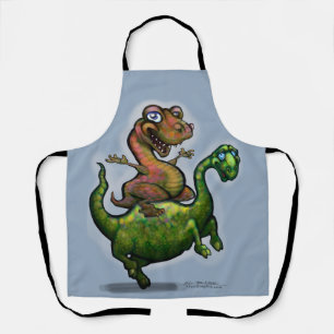 Tablier d'impression tout-en-un Dinosaures