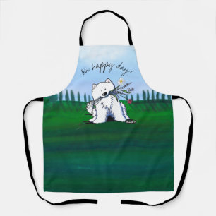 Tablier d'impression tout-en-un Samoyed KiniArt