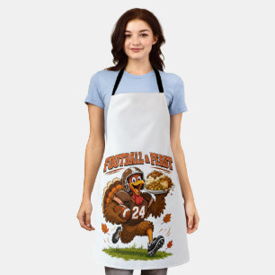 Tablier Dinde de football & festin