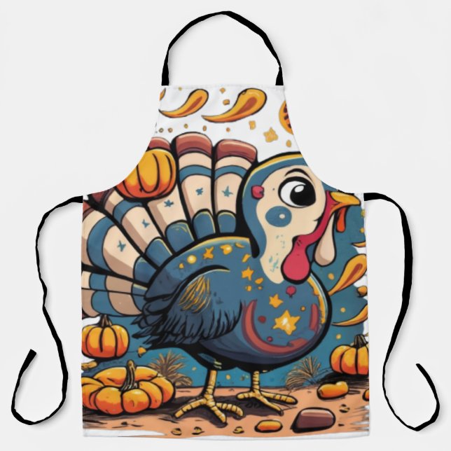 Tablier Dinde de Thanksgiving (Recto)