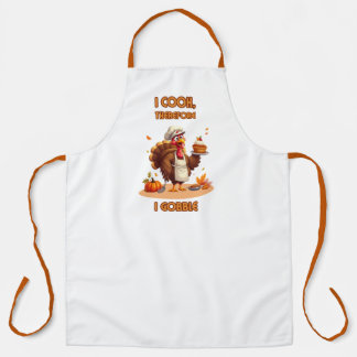 Tablier Dinde de Thanksgiving Chef