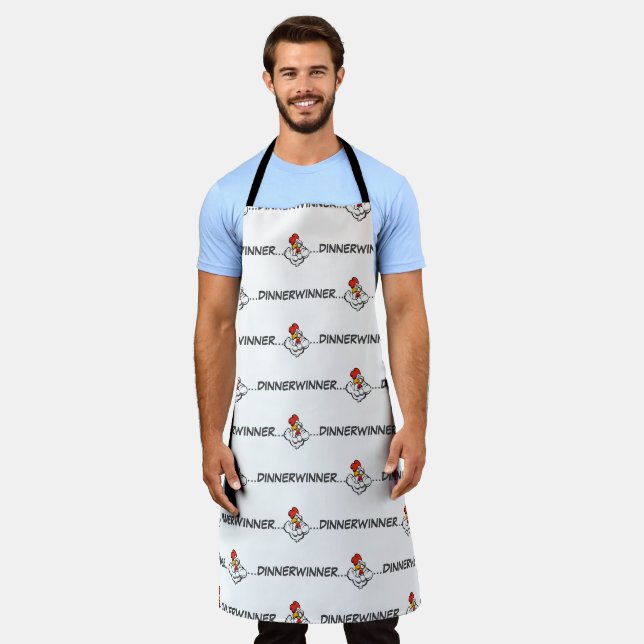 Tablier "Dîner des Gagnants" Grill Apron Effort olympique (Porté)