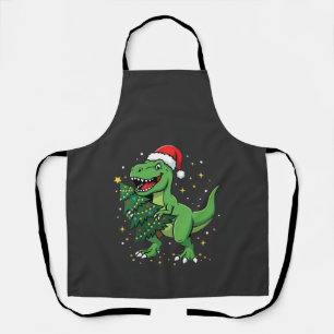 Tablier Dinosaure de Noël Santa T Rex