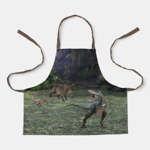 Tablier Dinosaure Paysage Jurassique