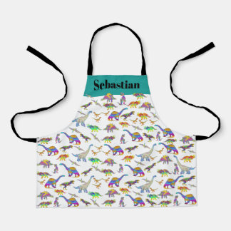 Tablier Dinosaure Personnalisé pour Enfants