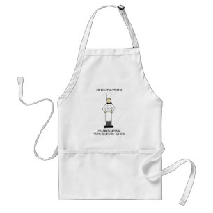 Tablier Diplôme d'études culinaires Félicitations Homme