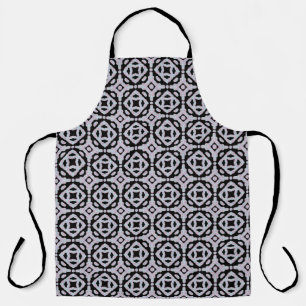 Tablier Disques ondulés de couleur pastel, motif symétriqu