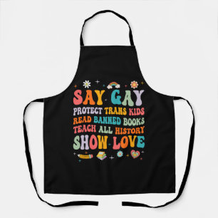 Tablier Dites Gay Protéger Trans Enfants Lgbt Pride