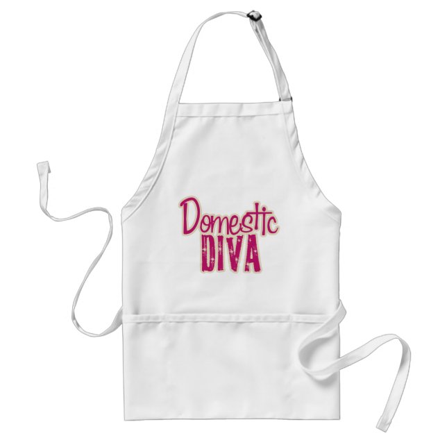 Tablier Diva domestique Vintage Chic (Devant)