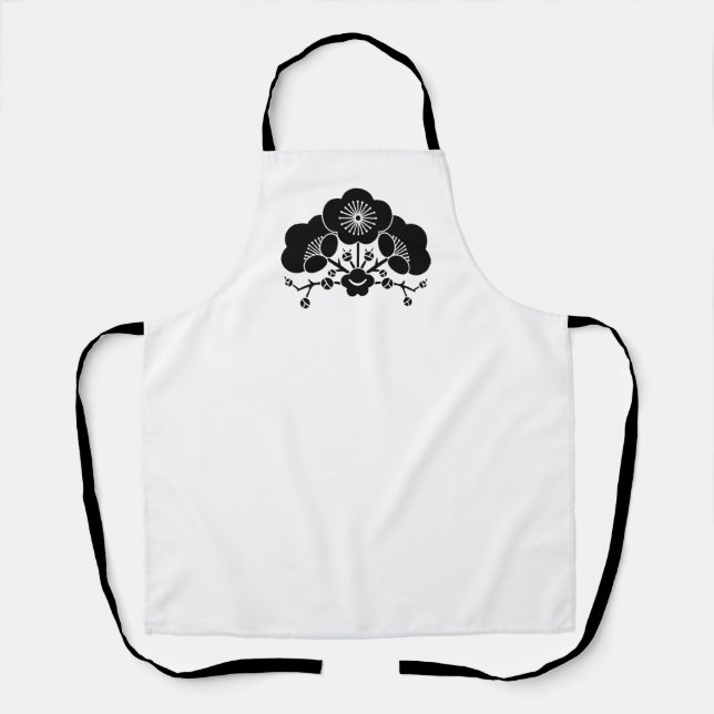 Tablier Diverses fleurs de prunes (Recto)