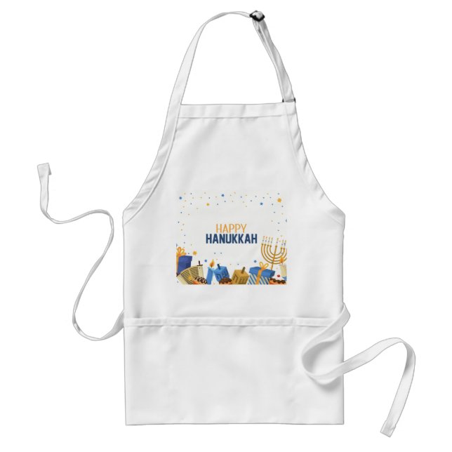 Tablier Divertissement Joyeux Hanukkah (Devant)