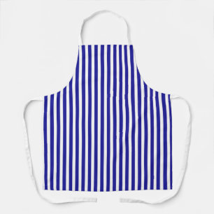 Tablier Dk Blue White Stripes Chef