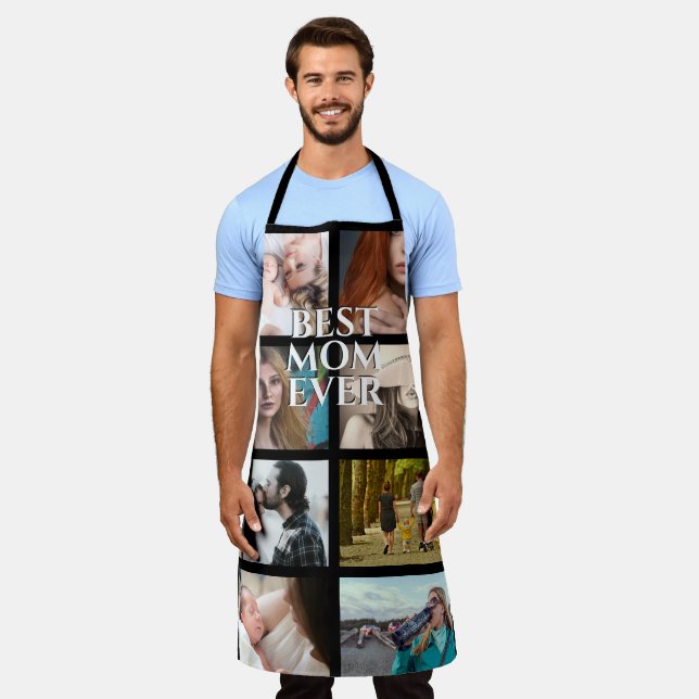 Tablier DO-IT-YOURSELF 8 photo MEILLEUR MOM pour les mères (Porté)