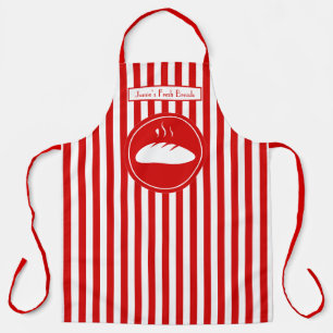 Tablier do-it-yourself Couleurs Boulangerie Verticale Roug