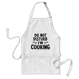 Tablier Do Not Disturb Im Cooking Funny Kitchen Humor