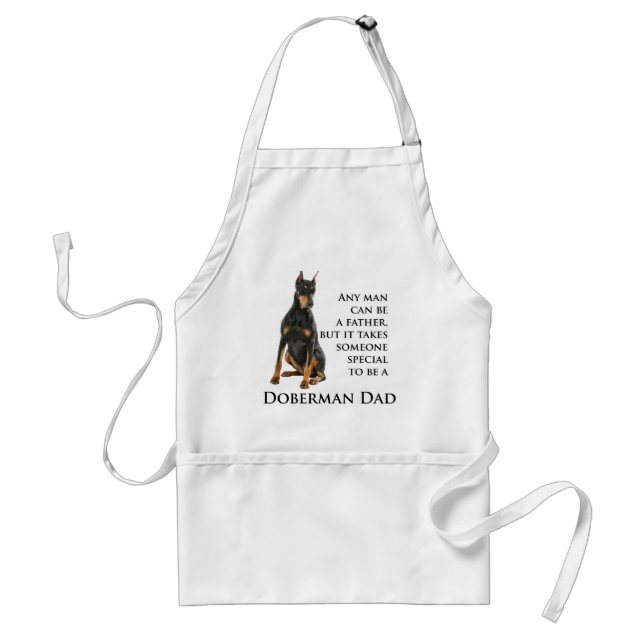 Tablier Doberman Papa Apron (Devant)