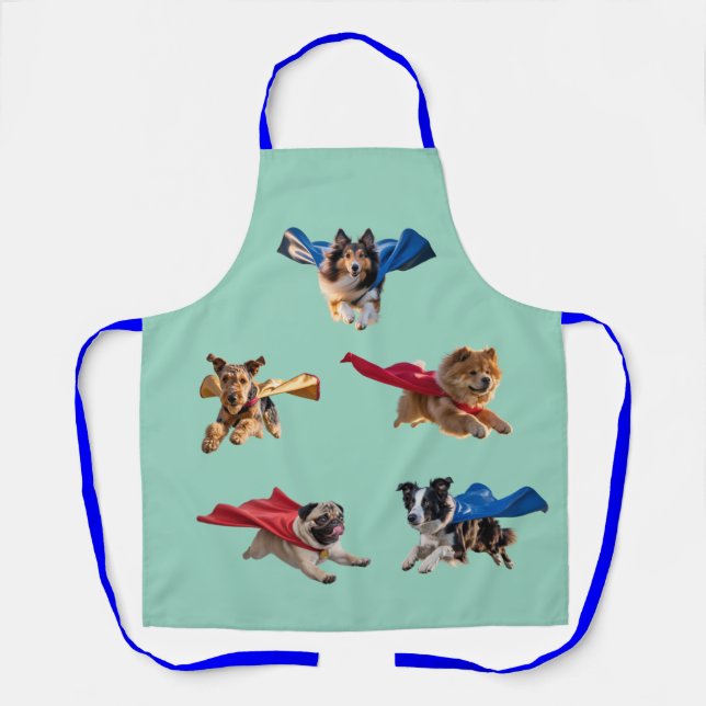 Tablier Dog Superhero Apron (Recto)
