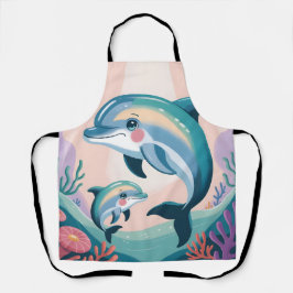 Tablier Dolphin Mom and Baby