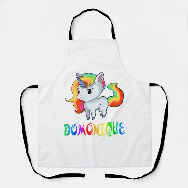Tablier Domonique Unicorn (Recto)