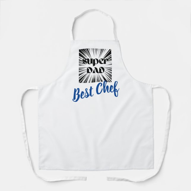 Tablier Don d'abron pour les papas qui cuisinent (Recto)