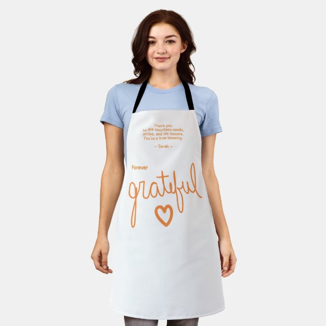 Tablier Don Thanksgiving pour toujours gracieux et personn (Porté)