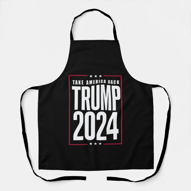 Tablier Donald Trump 2024 redonne l'élection américaine (Recto)