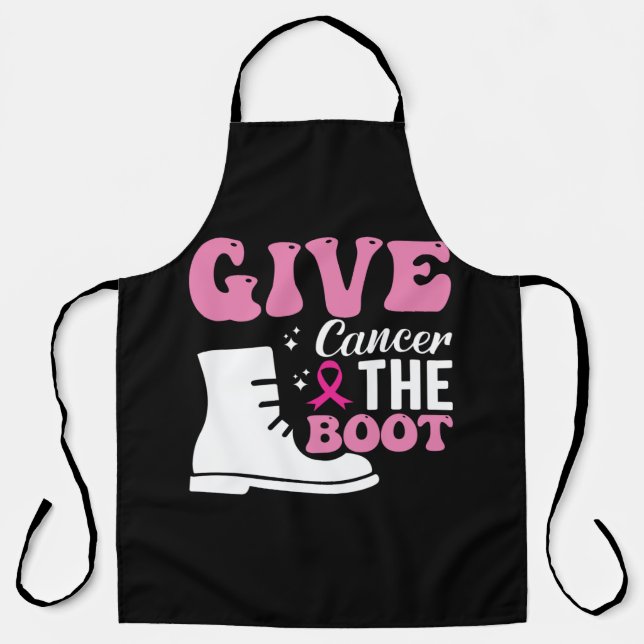 Tablier donner le cancer de la botte conscience du cancer  (Recto)