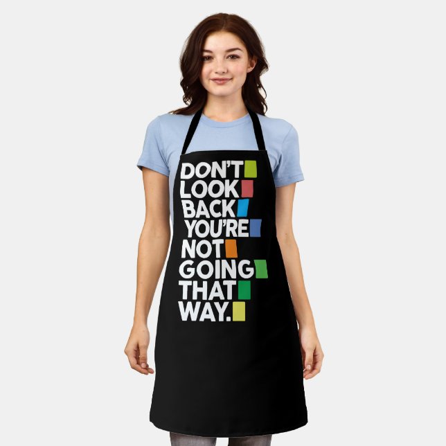 Tablier Don't look back (Porté)
