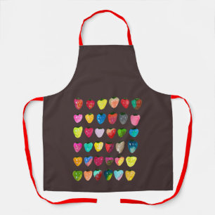 Tablier Douceur fraise mignonne aquarelle de fruit mignon