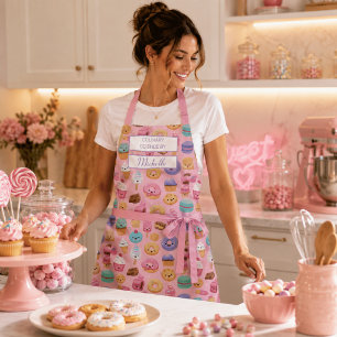Tablier Douceurs sur mesure – Science culinaire par [Nom]