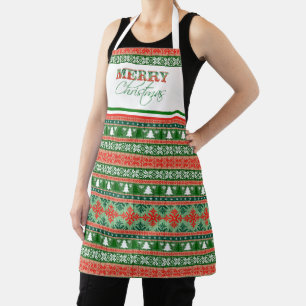 Tablier Douleur de Noël moche Parc de vacances amusant