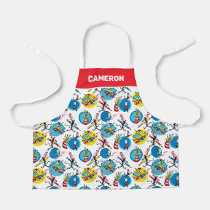Tablier Dr Seuss   Caractères avec Motif de crayons
